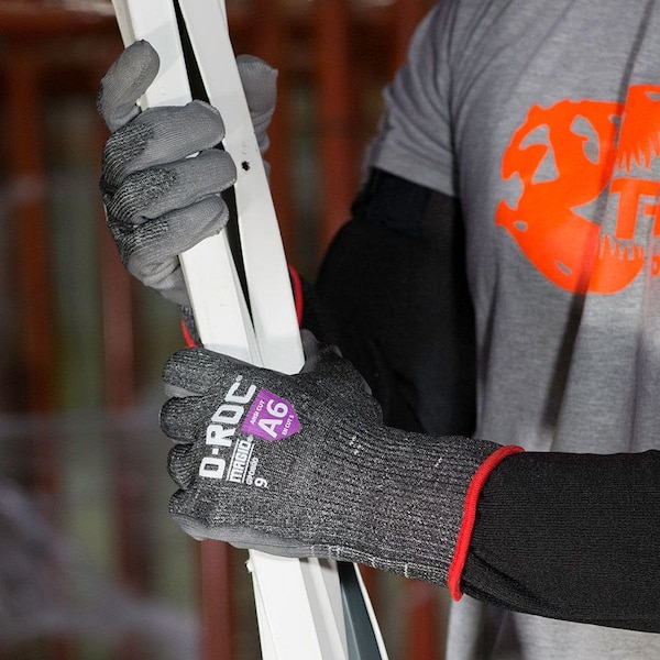 DROC Hyperon Lightweight Polyurethane Palm Coated Work Gloves  Cut Level A6